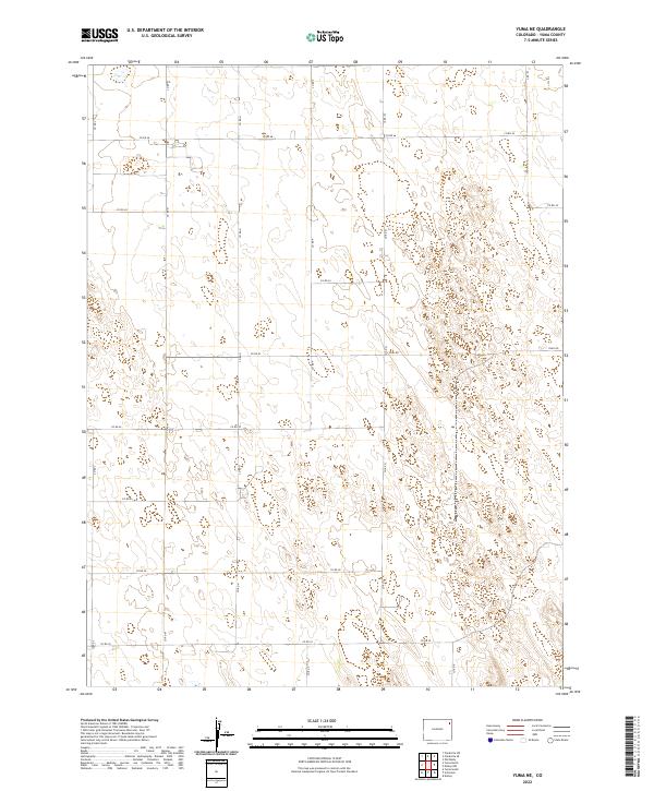 2022 Map of Yuma NE, 2022 Print