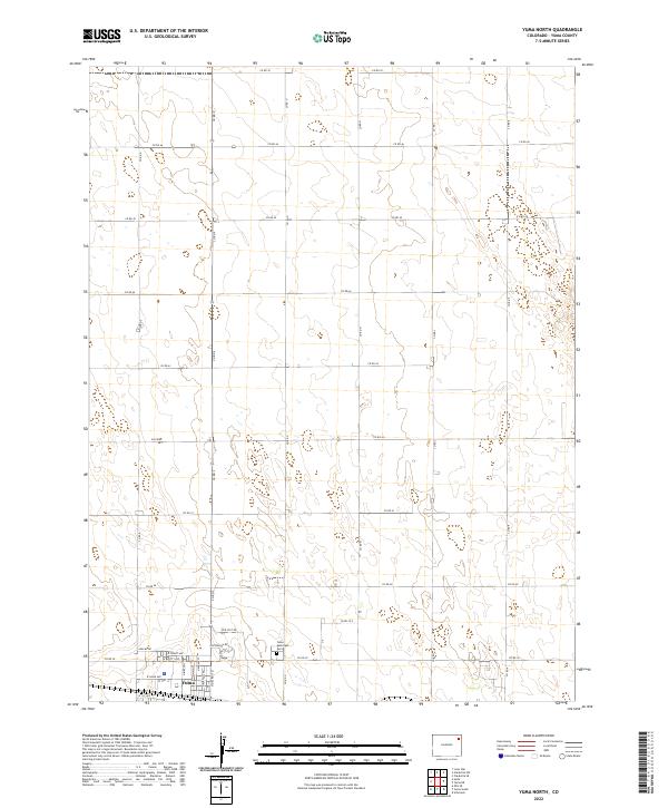 2022 Map of Yuma North, 2022 Print
