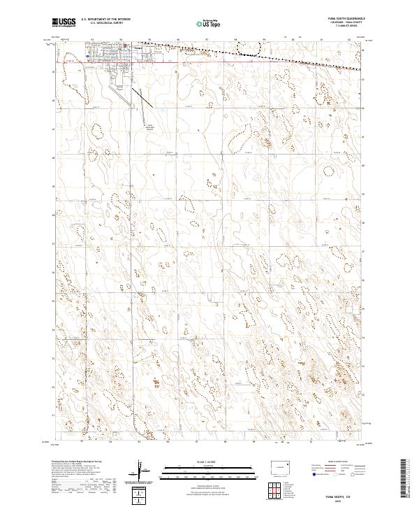 USGS Topographic Map – Yuma South