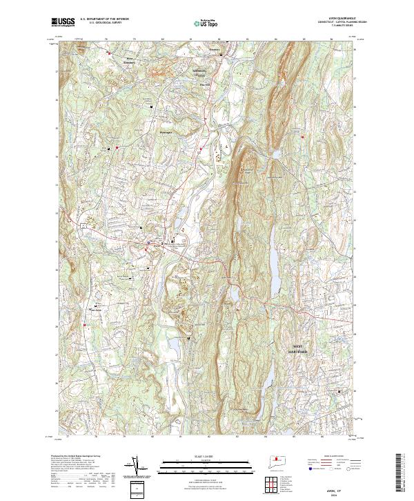 USGS Topographic Map – Avon