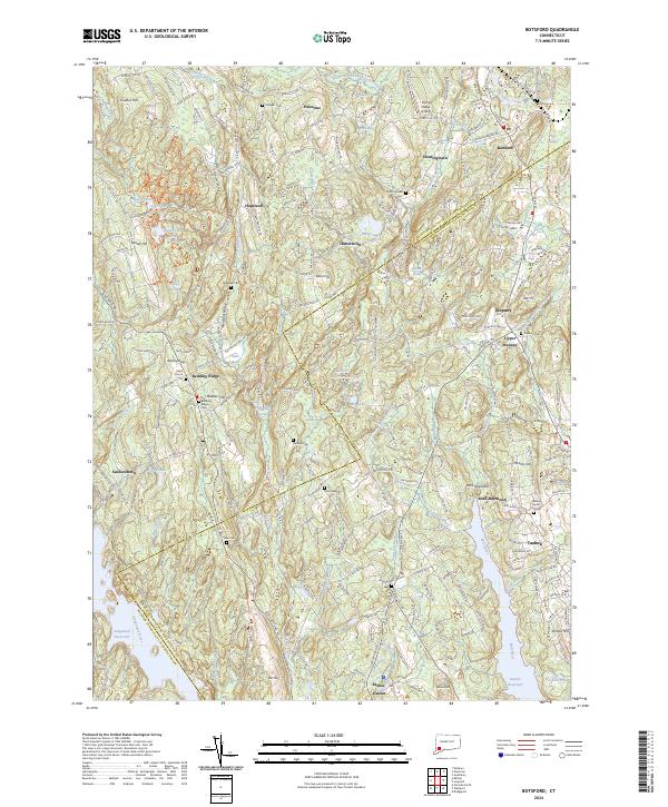 USGS Topographic Map – Botsford