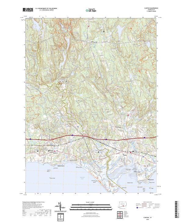 USGS Topographic Map – Clinton