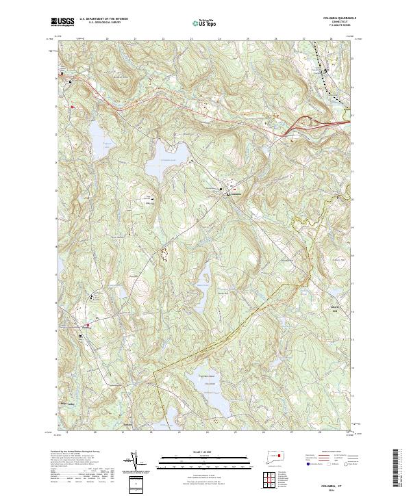 USGS Topographic Map – Columbia