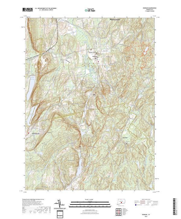 USGS Topographic Map – Durham