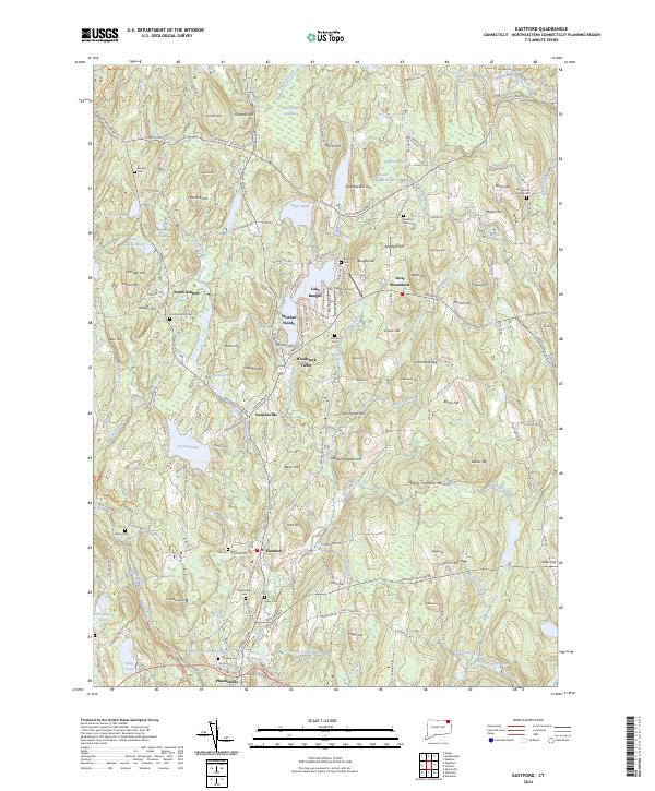 USGS Topographic Map – Eastford