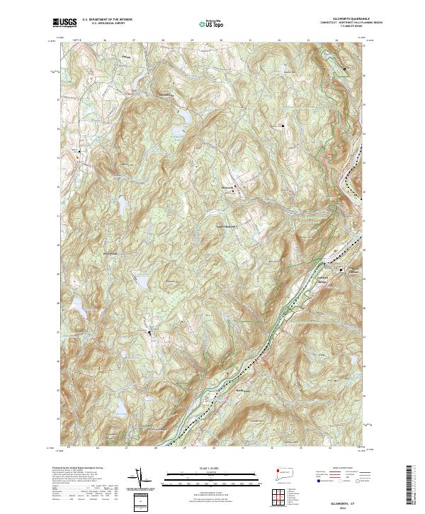 USGS Topographic Map – Ellsworth