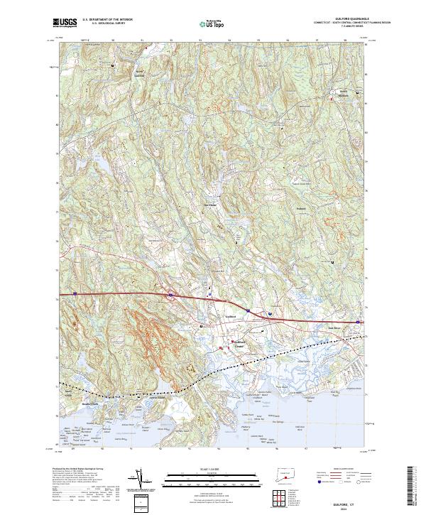 USGS Topographic Map – Guilford