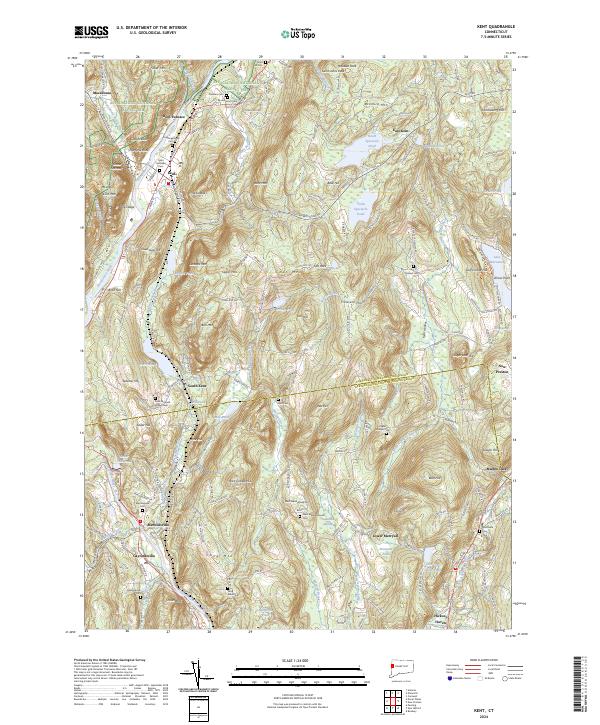 USGS Topographic Map – Kent
