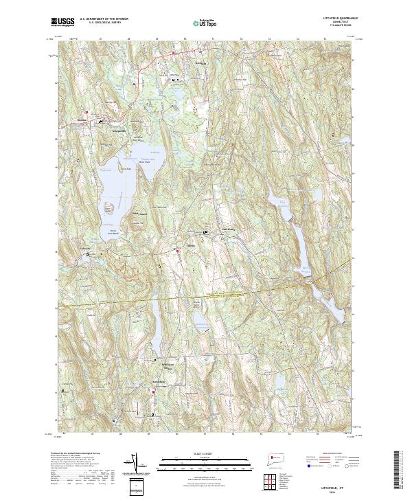 USGS Topographic Map – Litchfield
