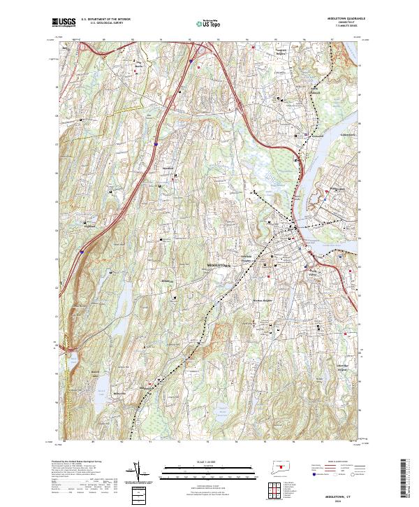 USGS Topographic Map – Middletown