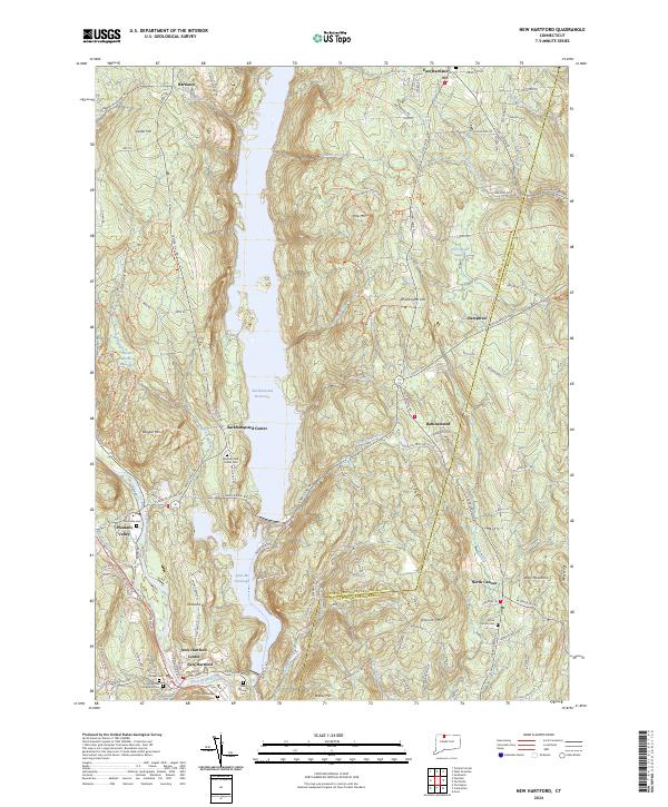 USGS Topographic Map – New Hartford
