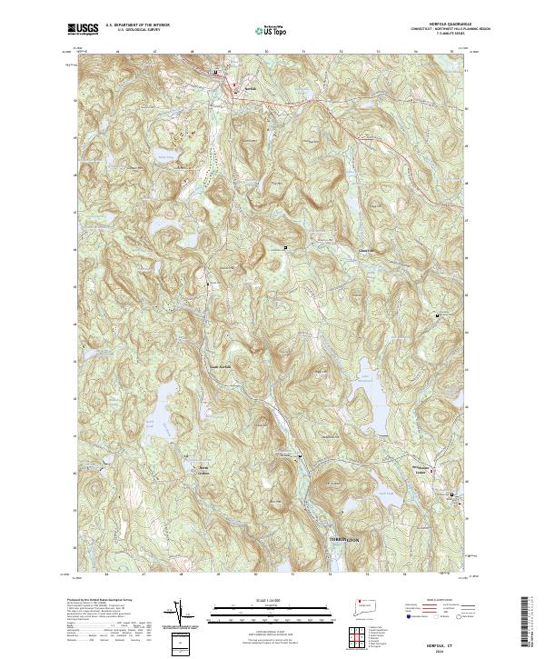USGS Topographic Map – Norfolk