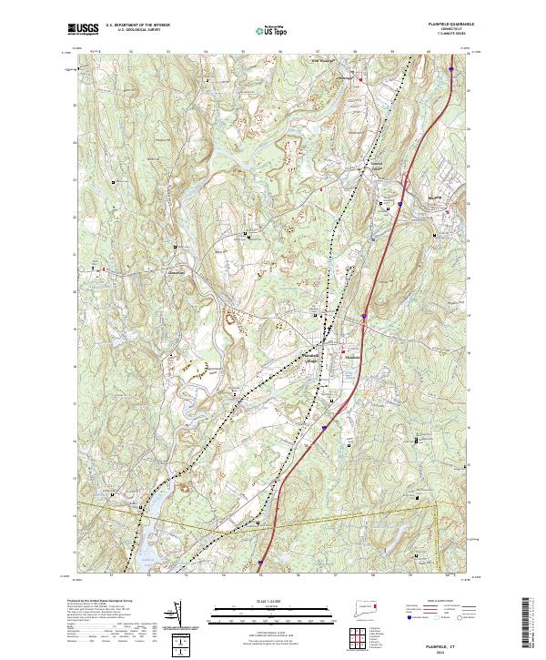 USGS Topographic Map – Plainfield