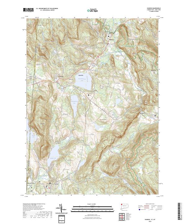 USGS Topographic Map – Sharon