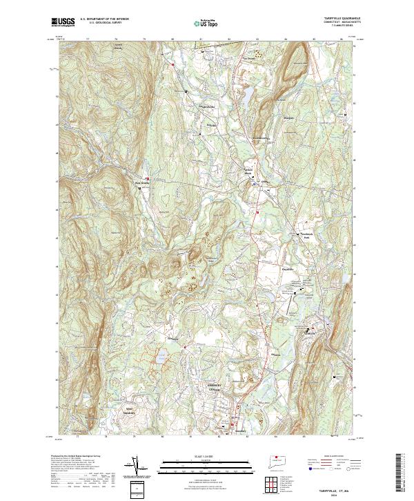 USGS Topographic Map – Tariffville
