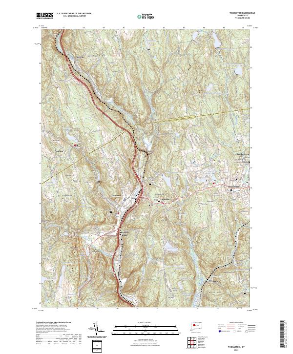 USGS Topographic Map – Thomaston