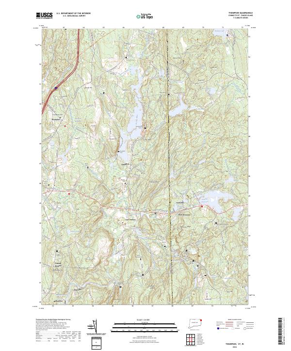 USGS Topographic Map – Thompson