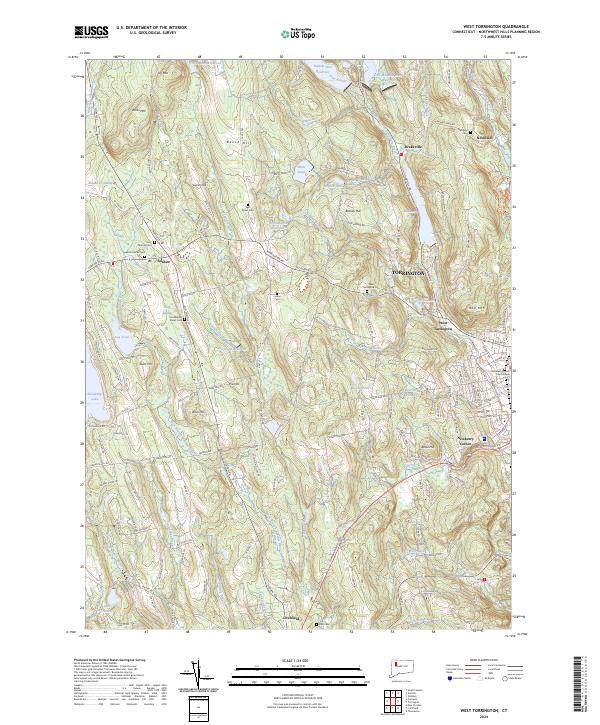 USGS Topographic Map – West Torrington