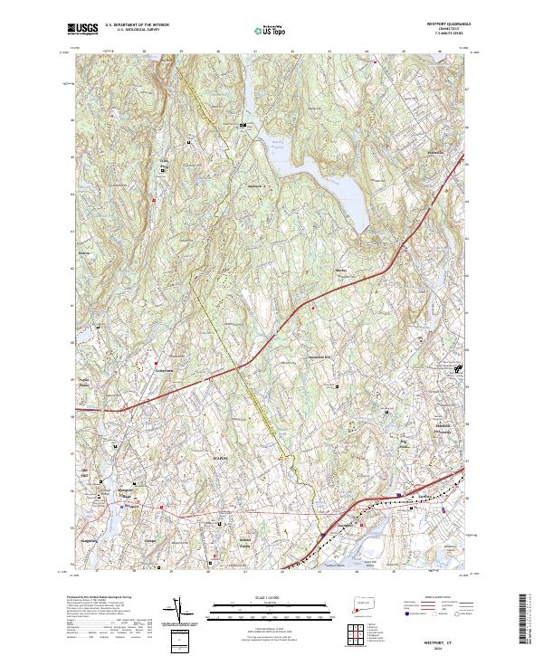 USGS Topographic Map – Westport