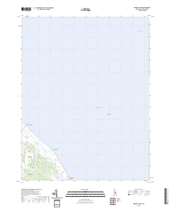 USGS Topographic Map – Bennetts Pier