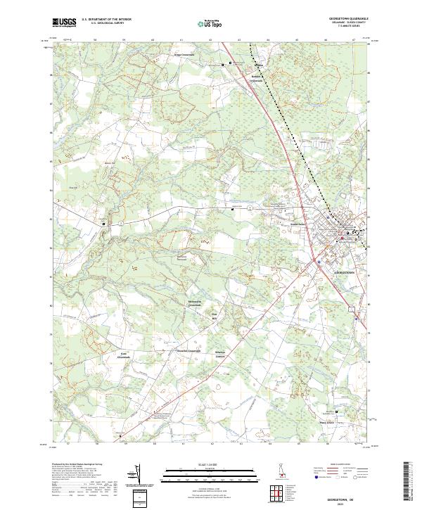 USGS Topographic Map – Georgetown