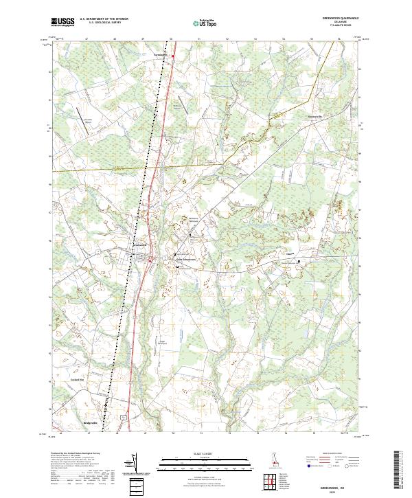 USGS Topographic Map – Greenwood
