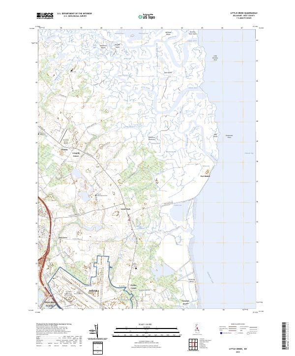 USGS Topographic Map – Little Creek