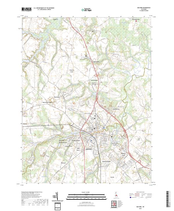USGS Topographic Map – Milford