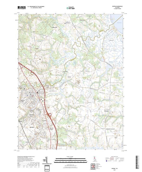 USGS Topographic Map – Smyrna