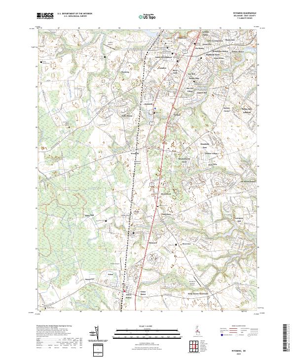 USGS Topographic Map – Wyoming