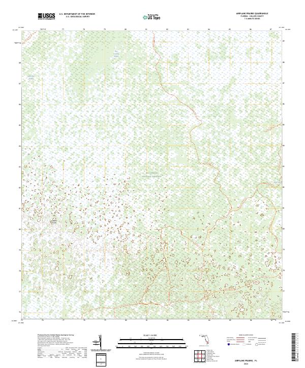 USGS Topographic Map – Airplane Prairie