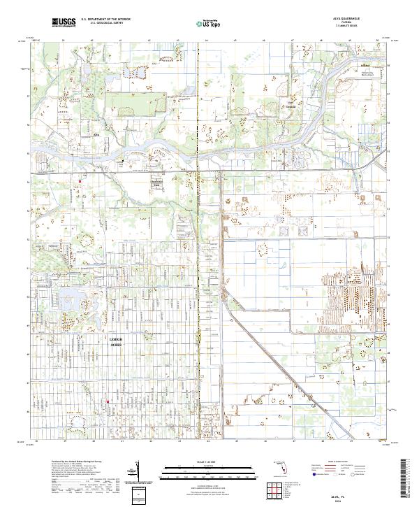 USGS Topographic Map – Alva