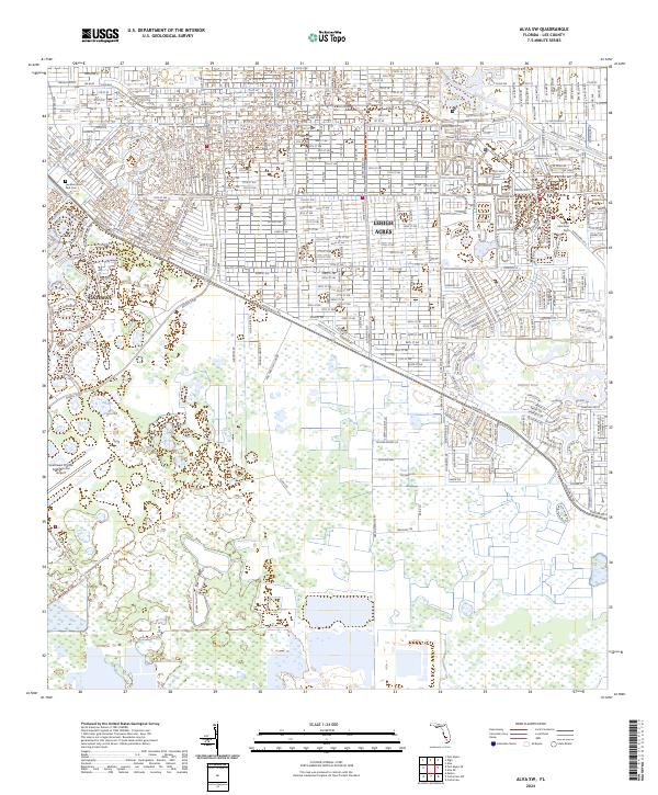 USGS Topographic Map – Alva SW