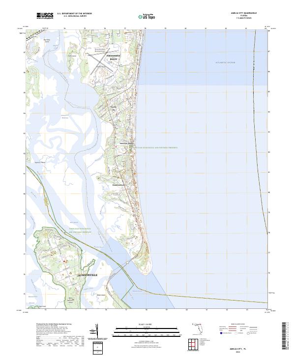 USGS Topographic Map – Amelia City