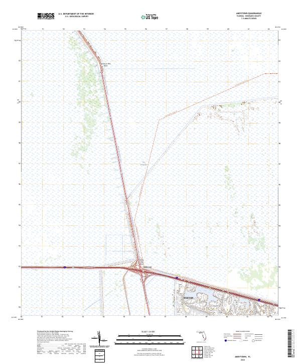 USGS Topographic Map – Andytown