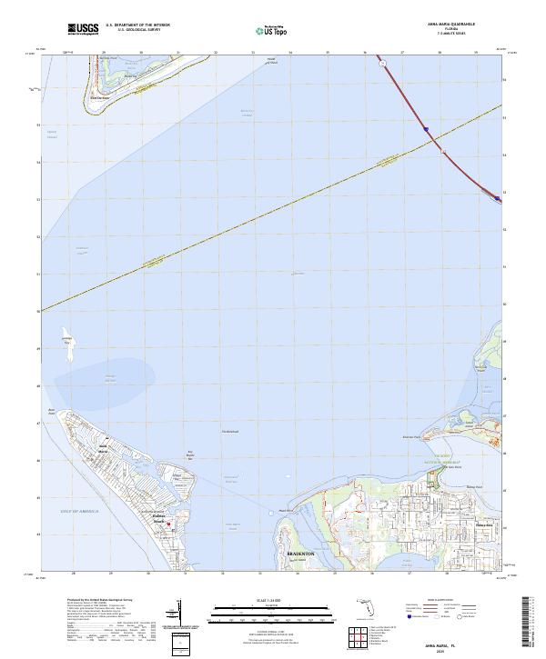USGS Topographic Map – Anna Maria