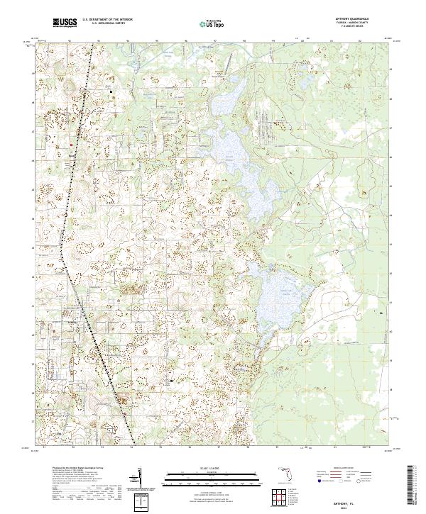 USGS Topographic Map – Anthony