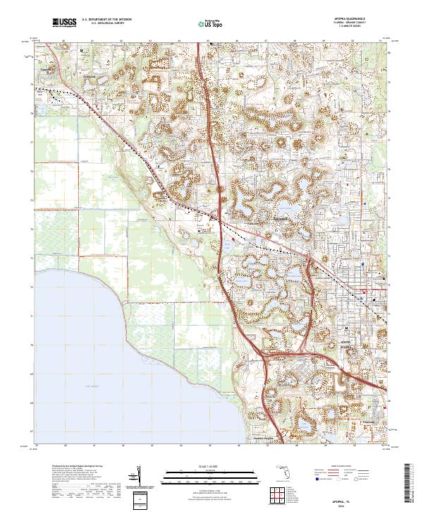 USGS Topographic Map – Apopka