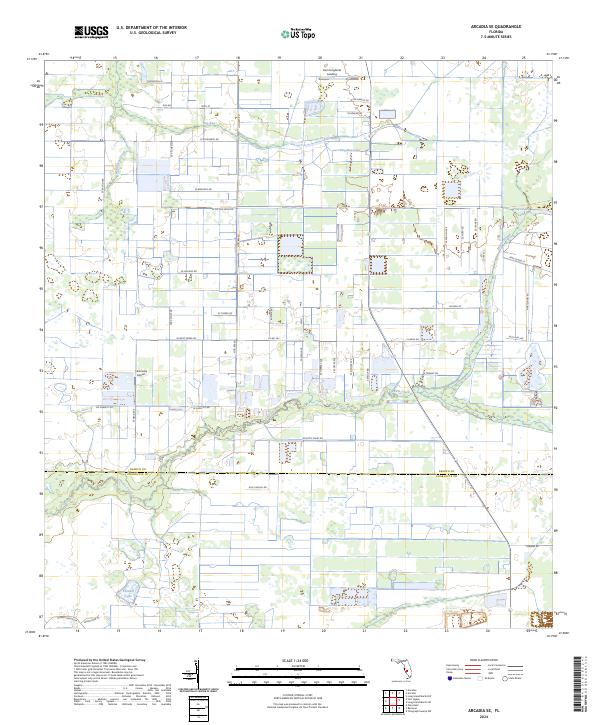 USGS Topographic Map – Arcadia SE