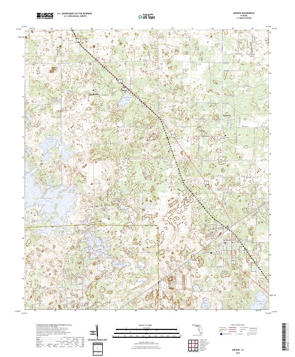 USGS Topographic Map – Archer