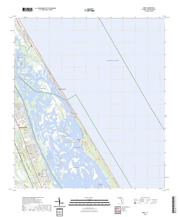USGS Topographic Map – Ariel