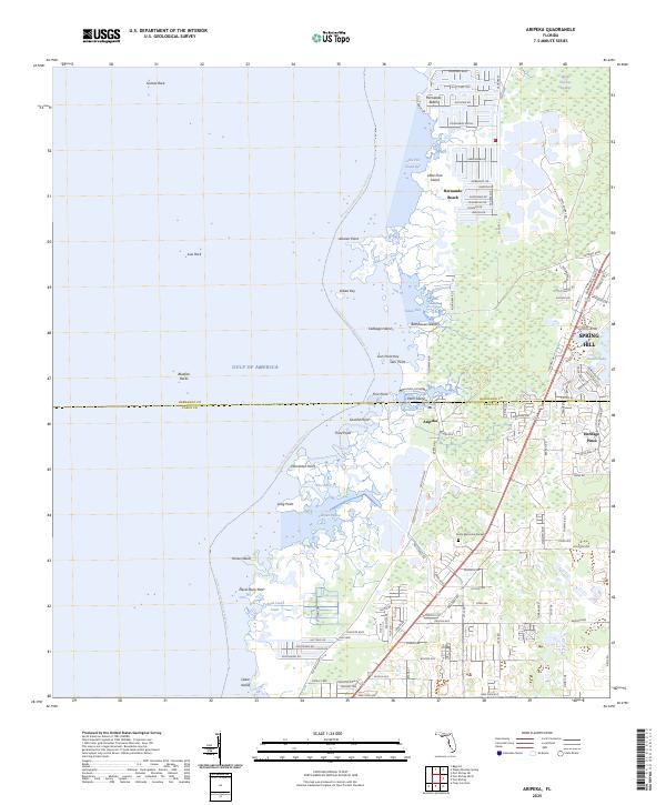 USGS Topographic Map – Aripeka