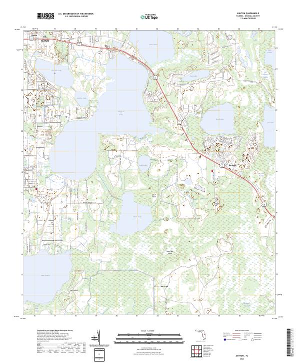 USGS Topographic Map – Ashton