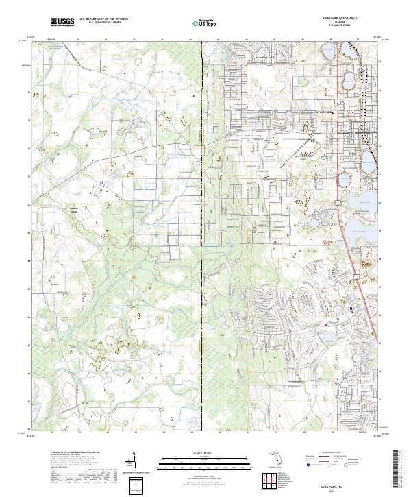 USGS Topographic Map – Avon Park