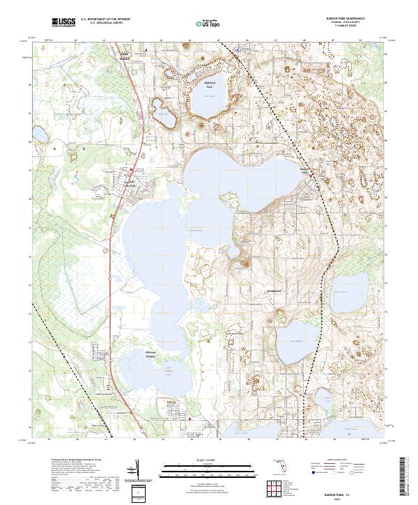 USGS Topographic Map – Babson Park