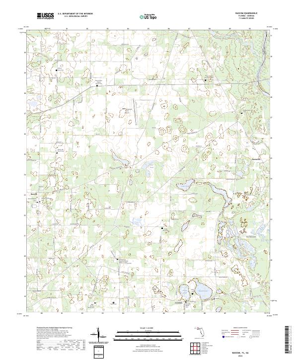 USGS Topographic Map – Bascom