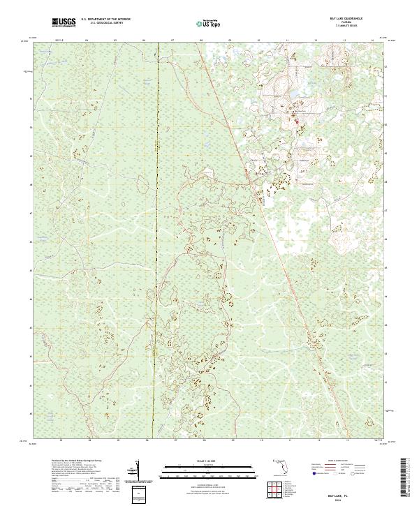 USGS Topographic Map – Bay Lake