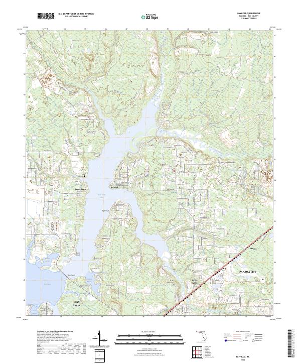 USGS Topographic Map – Bayhead