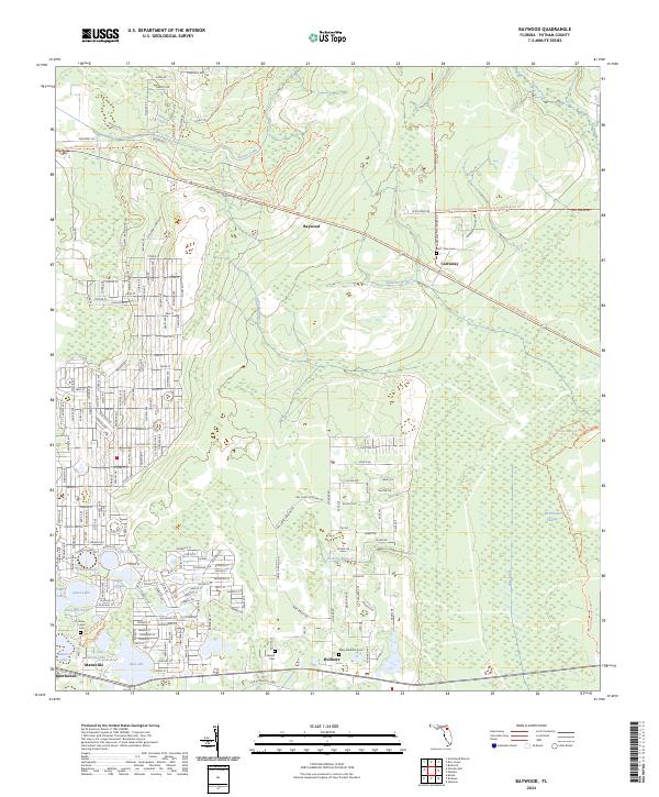 USGS Topographic Map – Baywood