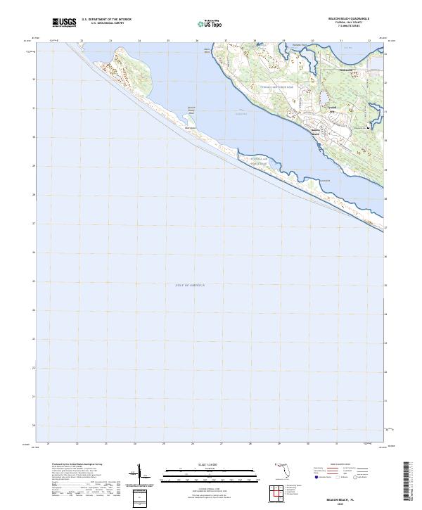 USGS Topographic Map – Beacon Beach